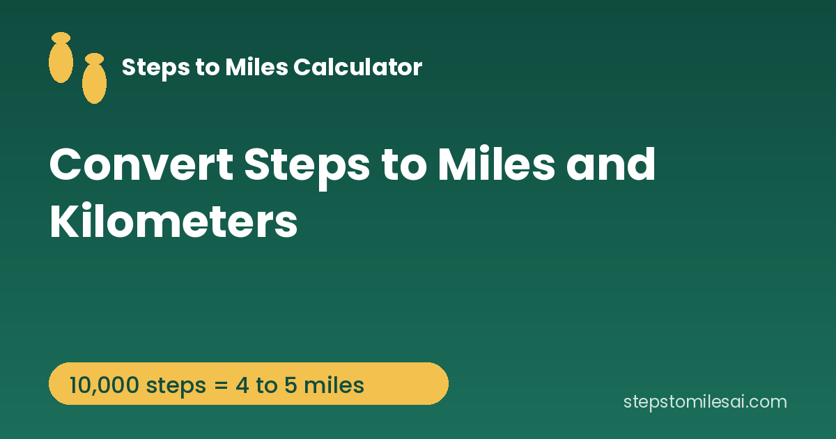 Steps to Miles Calculator